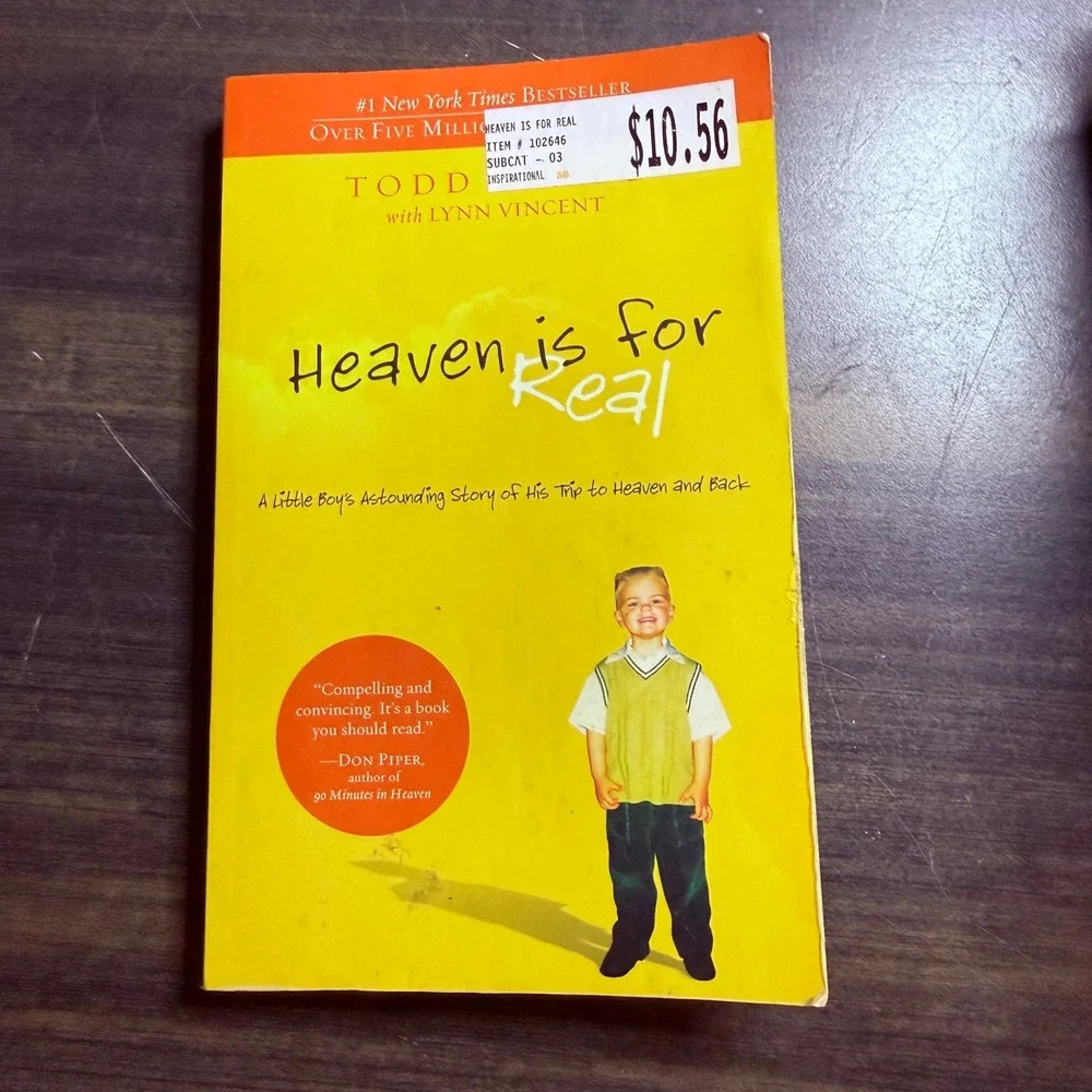 Heaven‎ is for Real Todd Burpo Lynn Vincent Paperback Inspirational Bestseller